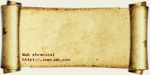 Anđelija Jazački vizit kartica